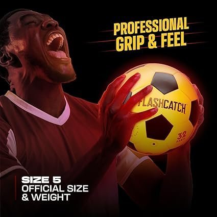 Light Up Soccer Ball Glow in The Dark NO 5 Sports Gear