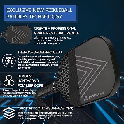 YC DGYCASI 16mm Pickleball Paddles