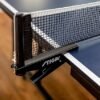 STIGA Premium Clipper 72 Regulation Table Tennis Net and Post Sets Easy Set Up and Spring Activated Clip ping Pong net Set